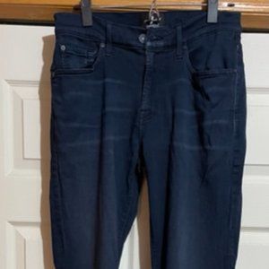 7 For All Mankind Luxe Sport Slim Jeans 30 28.5 Inseam